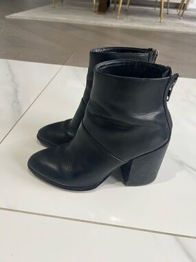 Aldo Black Heel Boots